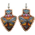 Arrowhead Native Dragonfly Earrings