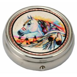 American Indian Horse Pill Boxes