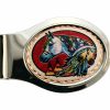 Native Indian Horse Money Clip