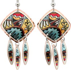 Native Pueblo Dangle Earrings