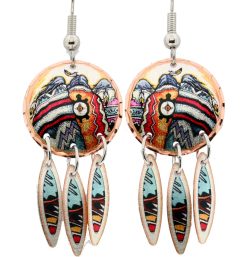 Native Jewelry Indian Chiefs Earrings
