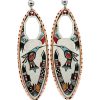 NW Native American Hummingbird Earrings