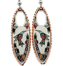 NW Native American Hummingbird Earrings