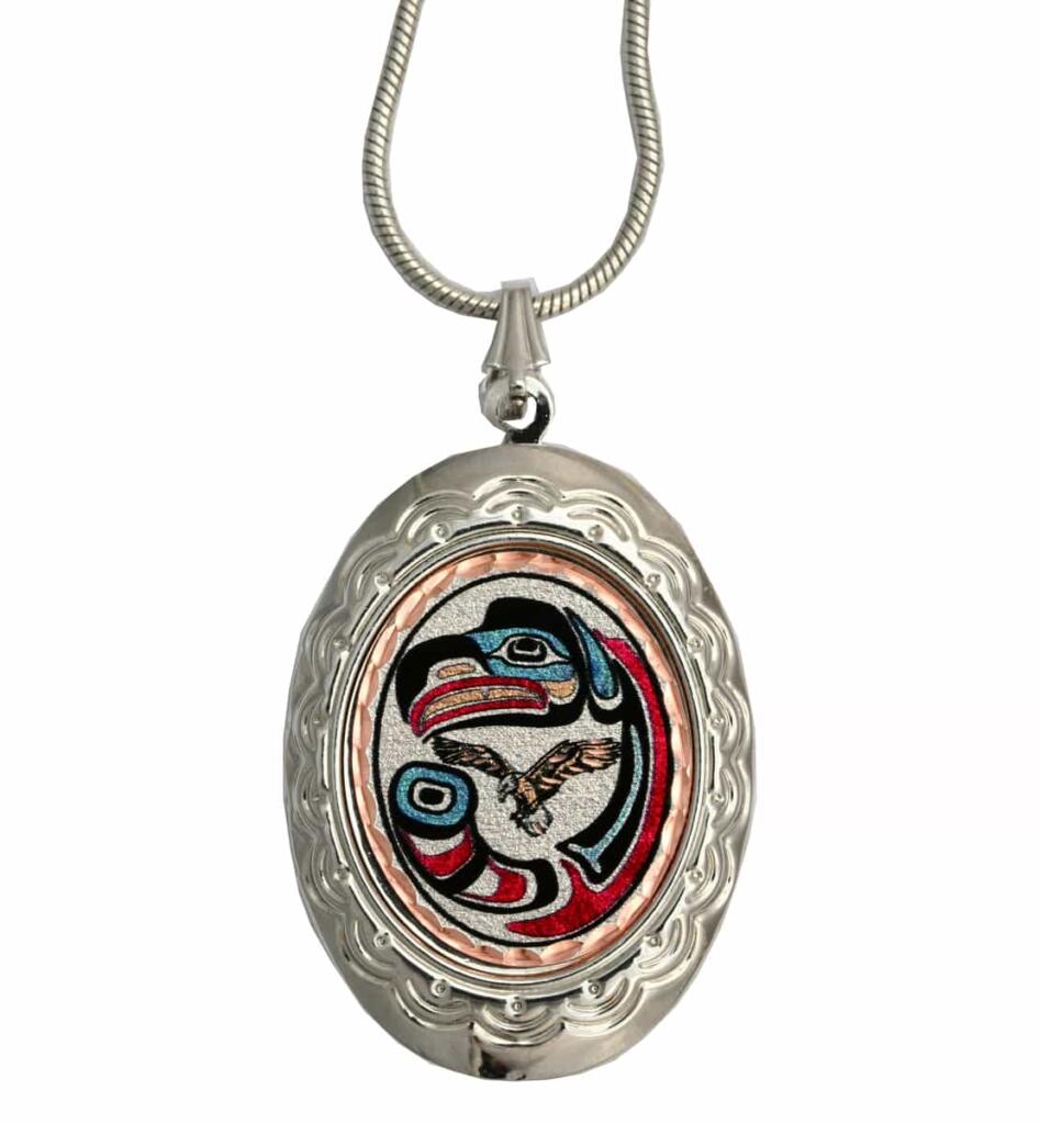 NW Native American Eagle Locket NW Native American Eagle Locket