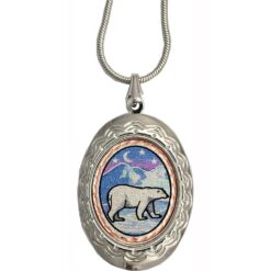 Polar Bear Locket Necklaces