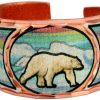 Polar Bear and Northern Lights Rings