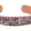 Flower Bracelets in Radiant Purple Background