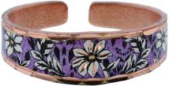 Purple Flower Handcrafted Rings