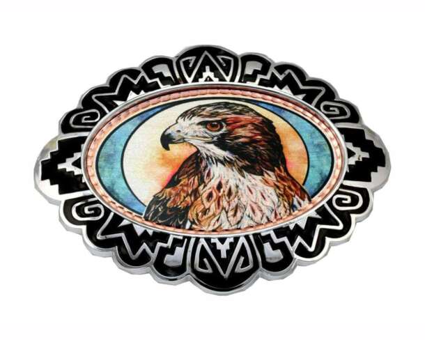 Red Tailed Hawk Belt Buckles