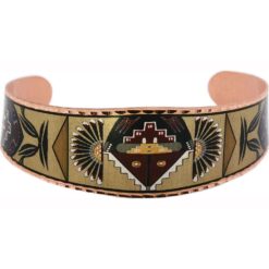 Burgundy and Gold Color Native American Bracelets