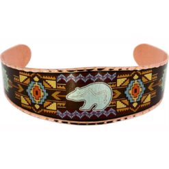 Native American Bear Bracelets in Striking Colorful Design