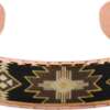 SW American Indigenous Black and Brown Bracelet