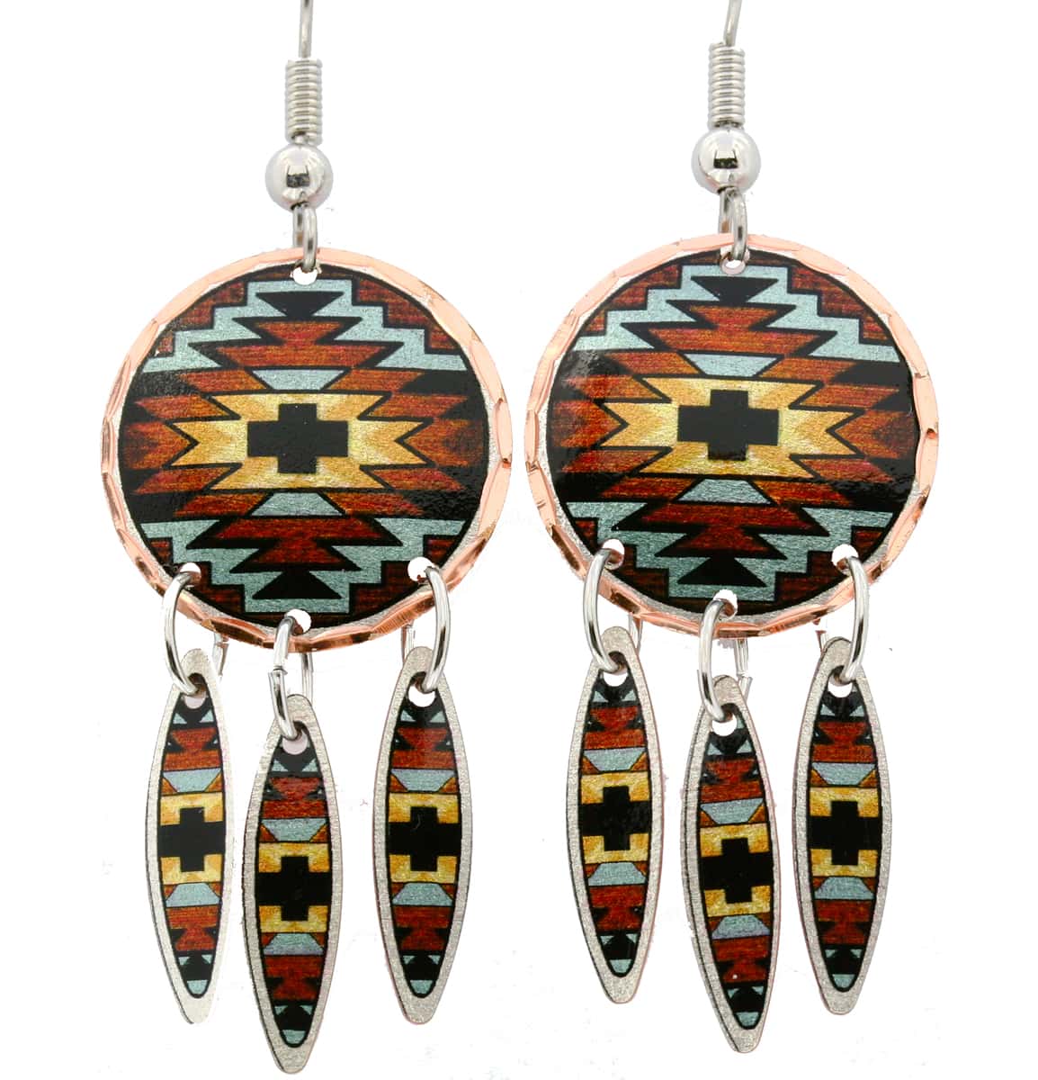 SW Native Indian Dangle Earrings SW Native Indian Dangle Earrings