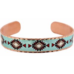 Native Cuff Bracelet Handmade from Copper