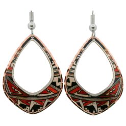 SW Native American Earrings Created in Pueblo Design