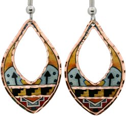 SW Native American Pueblo Indian Earrings