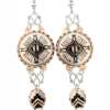 SW Sunburst Native American Wire Earrings