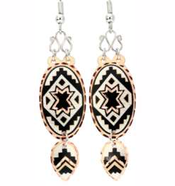 SW Star Native American Wire Earrings