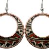 SW Hopi Tribe Pottery Inspired Earrings