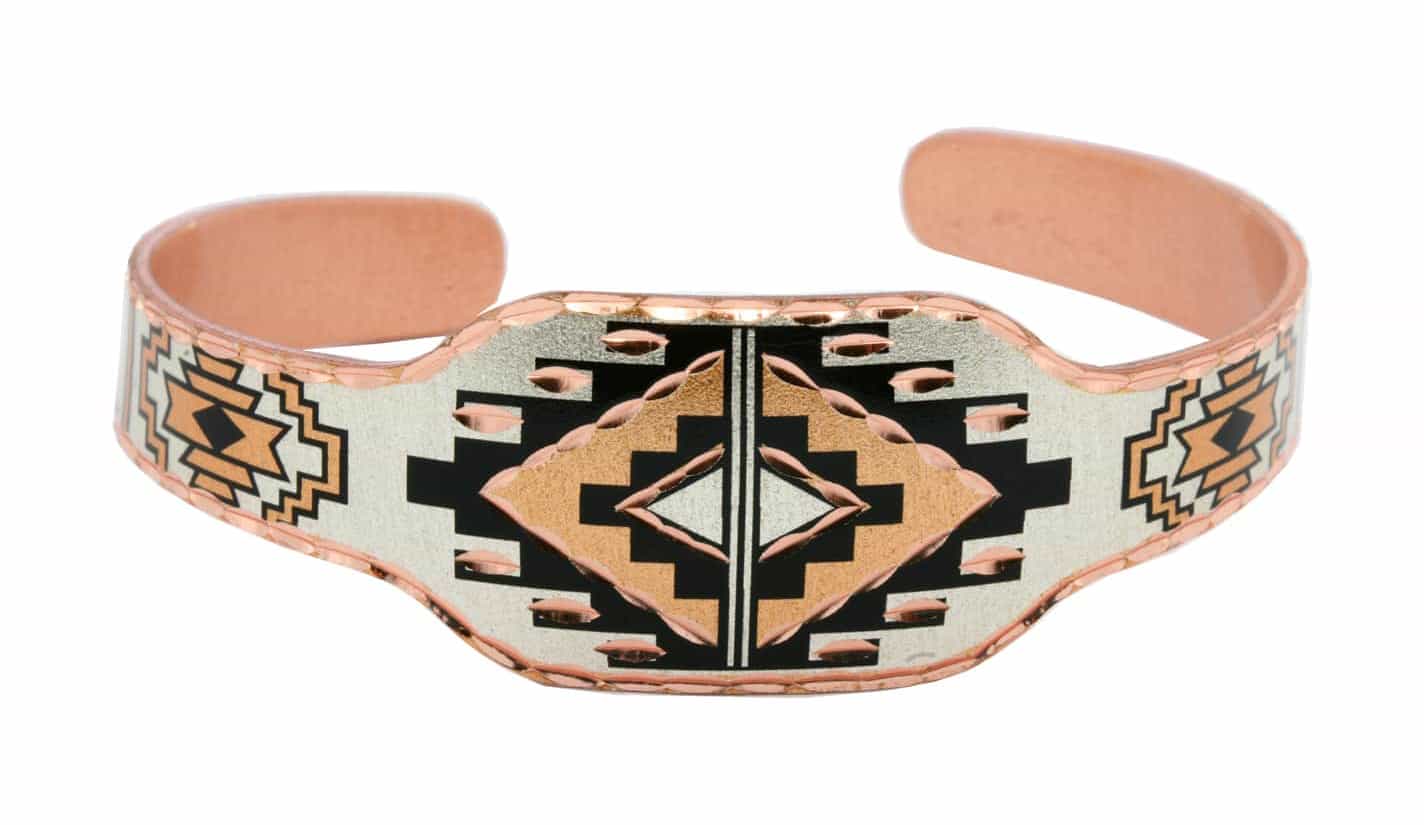 Unique Artisan Bracelet Handmade in SW Native American Theme Unique Artisan Bracelet Handmade in SW Native American Theme
