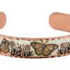 Butterfly Bracelets Handmade in Narrow Cuff Style