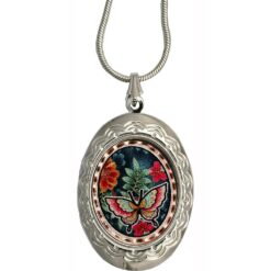 Butterfly Necklace Lockets