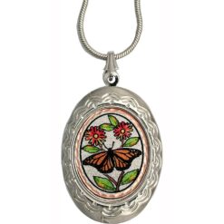 Butterfly Locket Necklaces