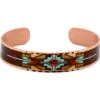 Handcrafted Southwest Native Arrow Copper Cuff Bracelet