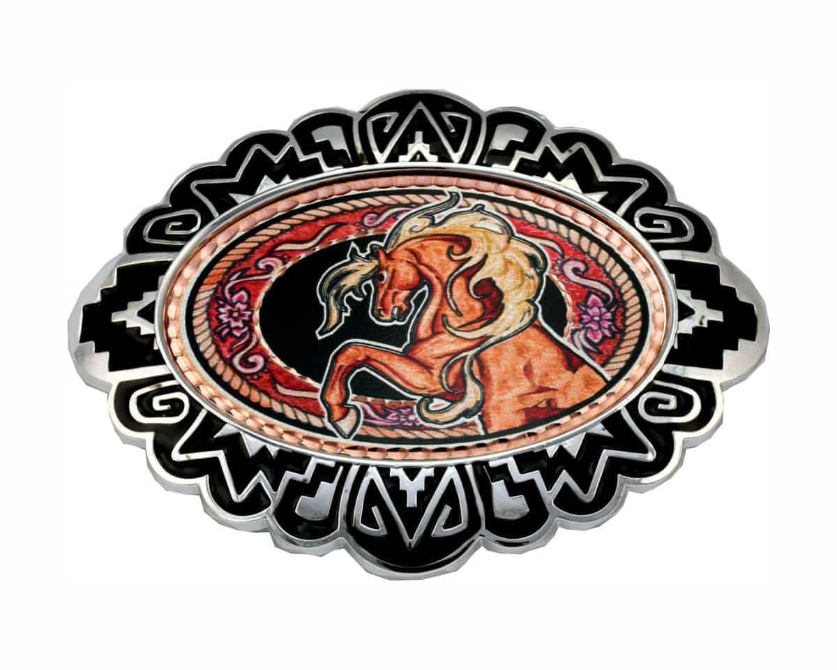 Western Horse Belt Buckles Western Horse Belt Buckles