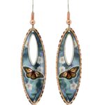 Teardrop Unique Butterfly Earrings