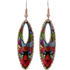 Teardrop Cat Earrings
