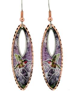 Unique Hummingbird Earrings
