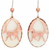 Fashion Earrings, Mother of Pearl Horse Earrings