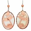 Fashion Earrings, Mother of Pearl Dragonfly Earrings
