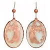 Fashion Earrings, Mother of Pearl Angel Earrings