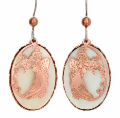 Fashion Mother of Pearl Angel Earrings