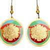 wholesale fashion jewelry Native sun totem earrings