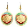 fashion Native sun totem earrings