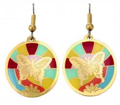 wholesale fashion jewelry butterfly earrings