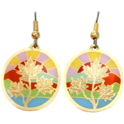 fashion jewelry maple leaves earrings