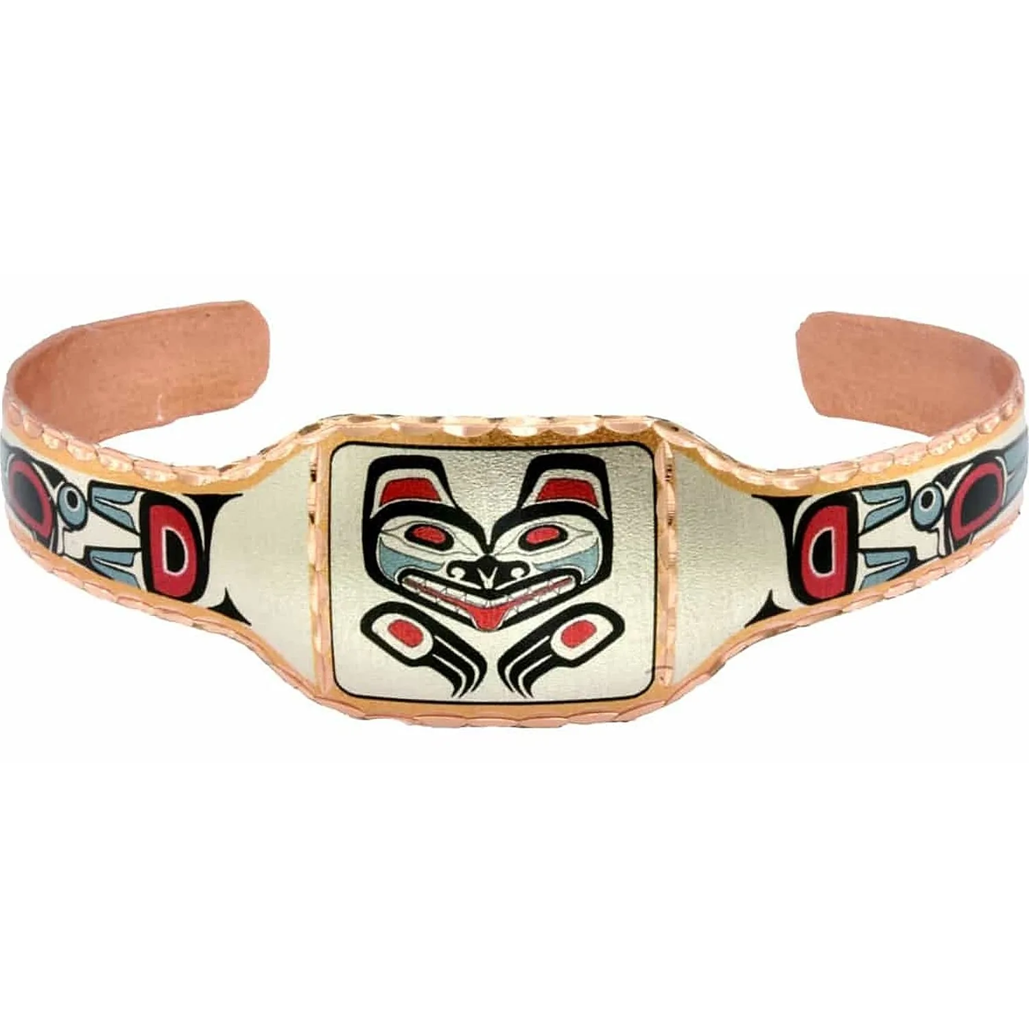 Handmade Jewelry Bracelets with NW Native Bear Totem Design
