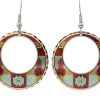 Cut Out Round SW Native American Earrings