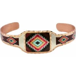 SW Native American inspired design on handcrafted bracelets