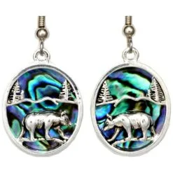 Unique Earrings, Bear Earrings