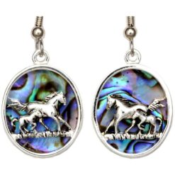 Horse and Foal Cut Out Earrings