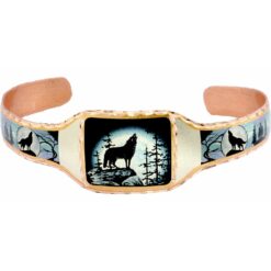 Wholesale jewelry bracelets with howling wolf design