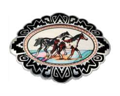 Wild Horses Belt Buckles