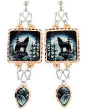 Colorful Art Wire Earrings