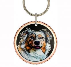 Australian Shepherd Dog Key Chains