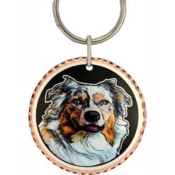 Dog gifts, Australian Shepherd Keychains